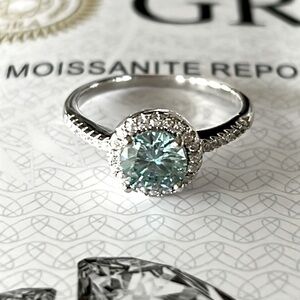1.0 ct moissanite S925 ring